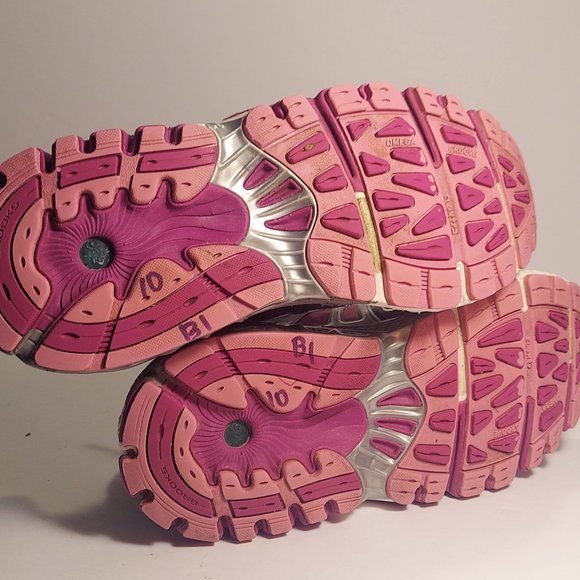 Brooks Ariel 14 Smoked Pearl Grey Purple Running  Inside tag worn UK 7 is US 9 - Picture 7 of 8